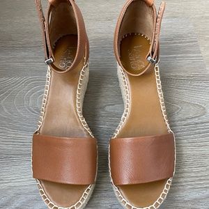 NEVER WORN Franco Sarto Wedge Sandal